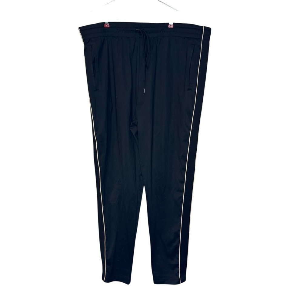 LCKR Men's Pants Track Side Piping Straight Leg‎ Drawstring Jogger Pockets 2XL
